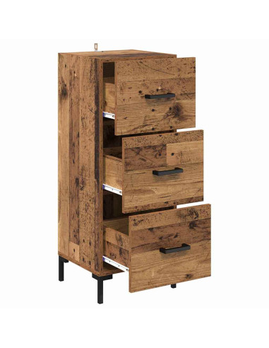 Credenza Legno vecchio 34,5 x 34 x 90 cm Legno multistrato