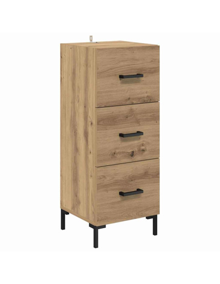 Credenza Rovere artigianale 34,5 x 34 x 90 cm Legno multistrato