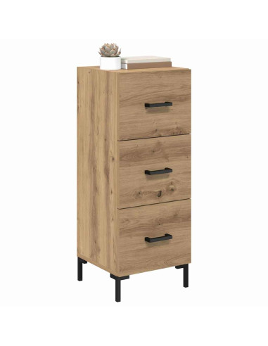 Credenza Rovere artigianale 34,5 x 34 x 90 cm Legno multistrato