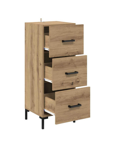 Credenza Rovere artigianale 34,5 x 34 x 90 cm Legno multistrato