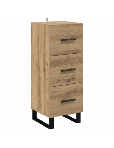 Credenza con cassetto Rovere artigianale 34,5 x 34 x 90 cm 2