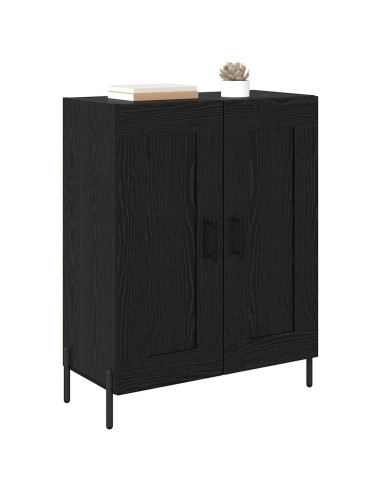 Credenza Rovere Nero 69,5 x 34 x 90 cm