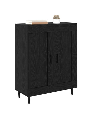 Credenza Rovere Nero 69,5 x 34 x 90 cm