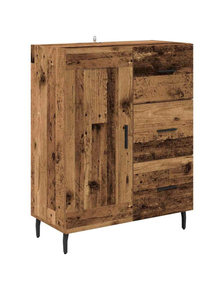 Credenza con cassetto Legno vecchio 69,5 x 34 x 90 cm