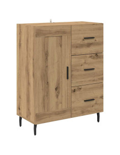 Credenza con cassetto Rovere artigianale 69,5 x 34 x 90 cm 2