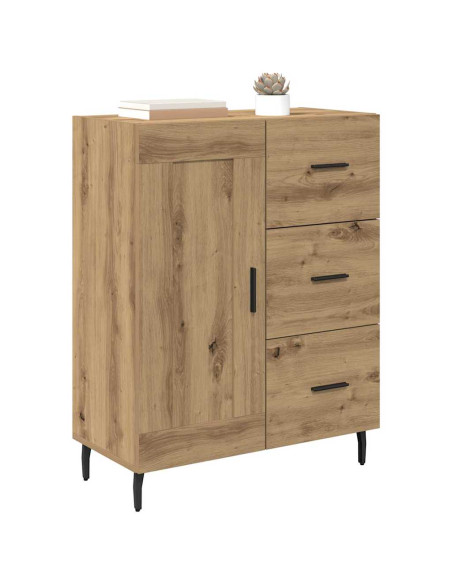Credenza con cassetto Rovere artigianale 69,5 x 34 x 90 cm