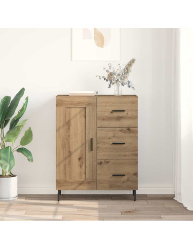Credenza con cassetto Rovere artigianale 69,5 x 34 x 90 cm