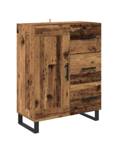 Credenza con cassetto Legno vecchio 69,5 x 34 x 90 cm 2