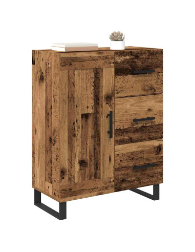 Credenza con cassetto Legno vecchio 69,5 x 34 x 90 cm