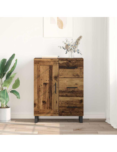 Credenza con cassetto Legno vecchio 69,5 x 34 x 90 cm