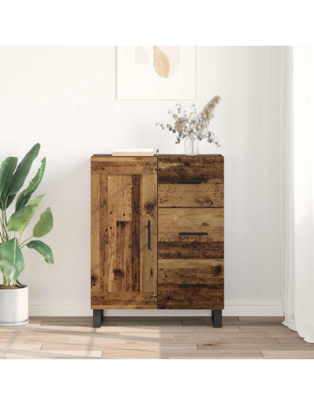 Credenza con cassetto Legno vecchio 69,5 x 34 x 90 cm