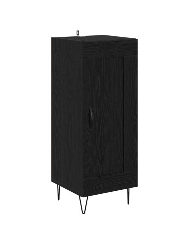 Credenza Rovere Nero 34,5 x 34 x 90 cm