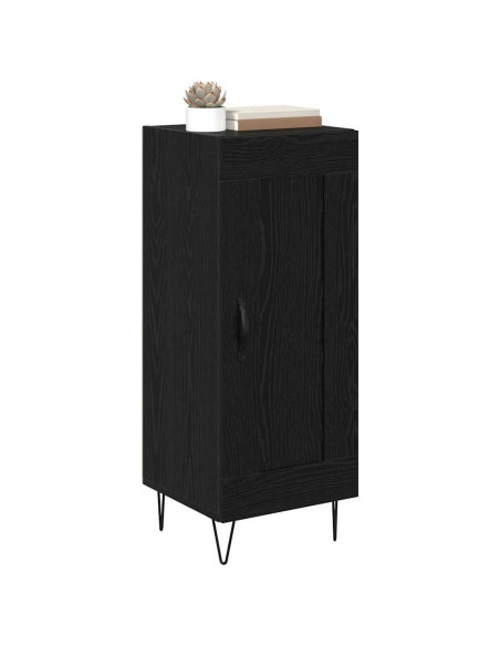 Credenza Rovere Nero 34,5 x 34 x 90 cm