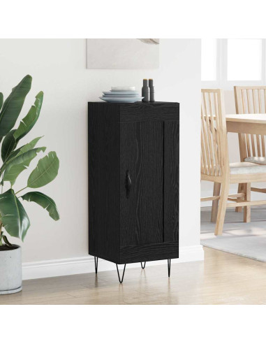 Credenza Rovere Nero 34,5 x 34 x 90 cm