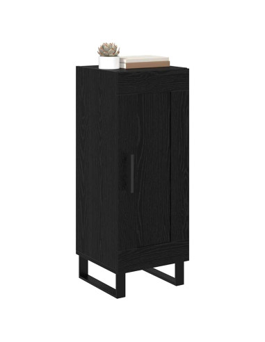 Credenza Rovere Nero 34,5 x 34 x 90 cm