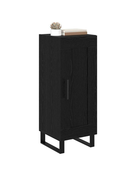 Credenza Rovere Nero 34,5 x 34 x 90 cm