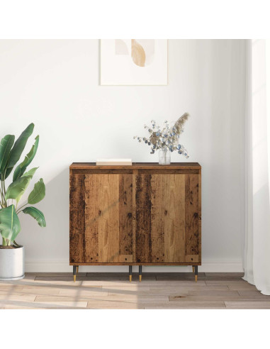 Credenza 2 pcs Legno vecchio 40 x 35 x 70 cm