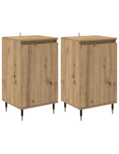 Credenza 2 pcs Rovere artigianale 40 x 35 x 70 cm 2