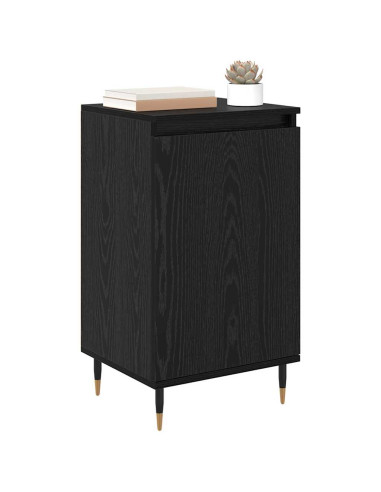 Credenza 2 pcs Rovere Nero 40 x 35 x 70 cm