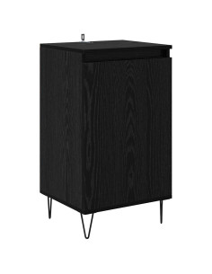 Credenza Rovere Nero 40 x 35 x 70 cm Legno multistrato 2