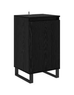 Credenza Rovere Nero 40 x 35 x 70 cm Legno multistrato 2