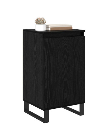 Credenza Rovere Nero 40 x 35 x 70 cm Legno multistrato