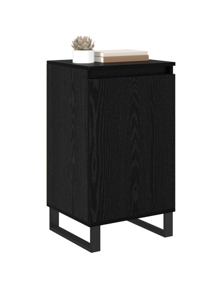 Credenza Rovere Nero 40 x 35 x 70 cm Legno multistrato