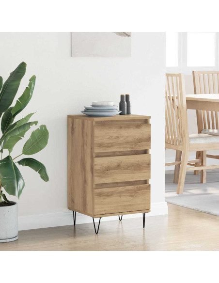 Credenza con cassetto Rovere artigianale 40 x 35 x 70 cm