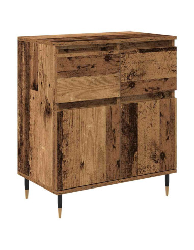 Credenza con cassetto Legno vecchio 60 x 35 x 70 cm