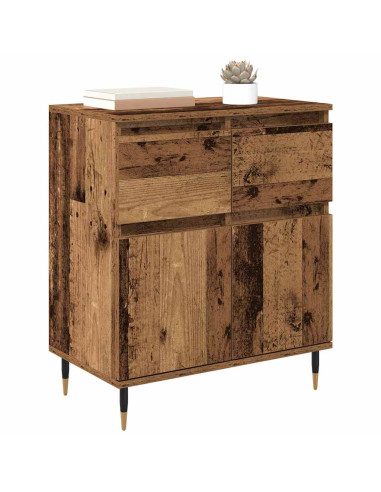 Credenza con cassetto Legno vecchio 60 x 35 x 70 cm
