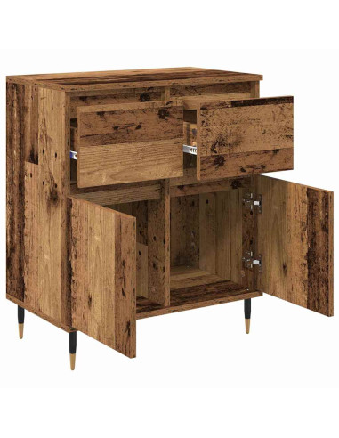 Credenza con cassetto Legno vecchio 60 x 35 x 70 cm