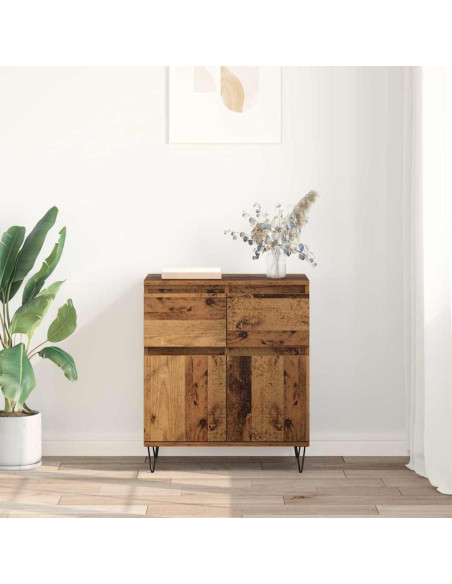 Credenza con cassetto Legno vecchio 60 x 35 x 70 cm