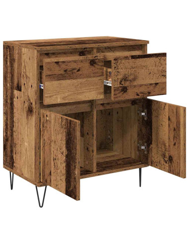 Credenza con cassetto Legno vecchio 60 x 35 x 70 cm