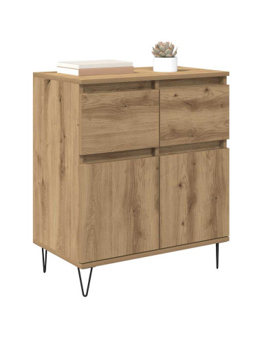 Credenza con cassetto Rovere artigianale 60 x 35 x 70 cm