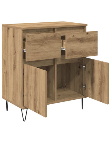 Credenza con cassetto Rovere artigianale 60 x 35 x 70 cm