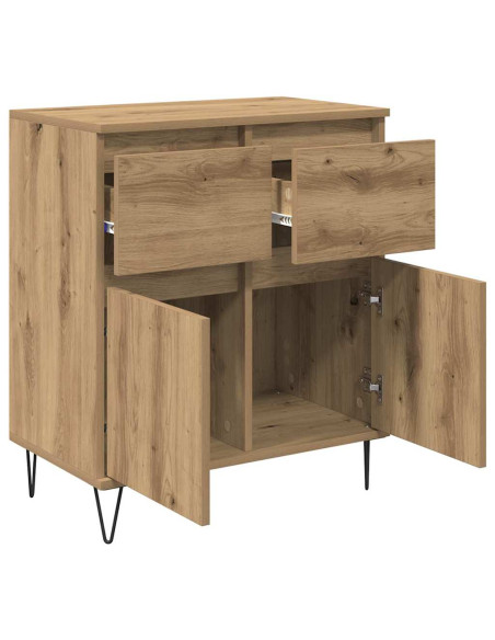Credenza con cassetto Rovere artigianale 60 x 35 x 70 cm