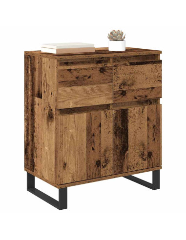 Credenza con cassetto Legno vecchio 60 x 35 x 70 cm