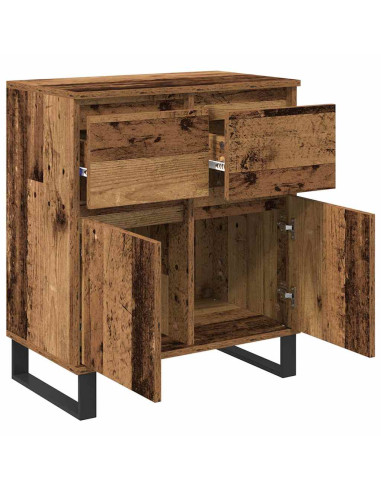 Credenza con cassetto Legno vecchio 60 x 35 x 70 cm
