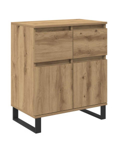 Credenza con cassetto Rovere artigianale 60 x 35 x 70 cm 2