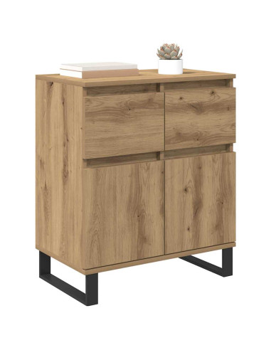 Credenza con cassetto Rovere artigianale 60 x 35 x 70 cm