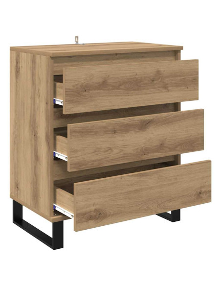 Credenza Rovere artigianale 60 x 35 x 70 cm Legno multistrato