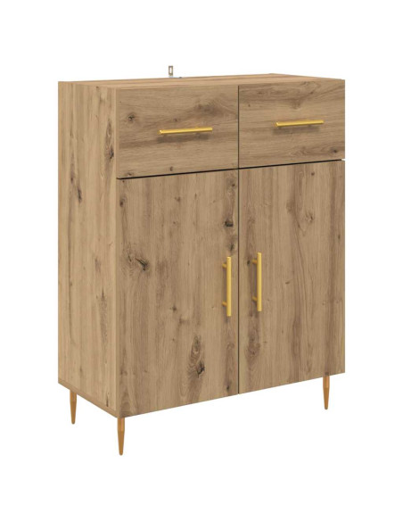 Credenza Rovere artigianale 69,5 x 34 x 90 cm Legno multistrato