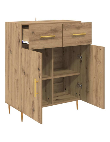 Credenza Rovere artigianale 69,5 x 34 x 90 cm Legno multistrato