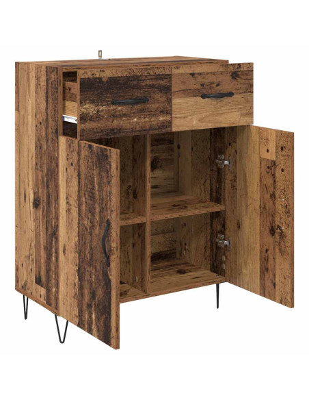 Credenza Legno vecchio 69,5 x 34 x 90 cm Legno multistrato