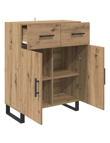 Credenza Rovere artigianale 69,5 x 34 x 90 cm Legno multistrato