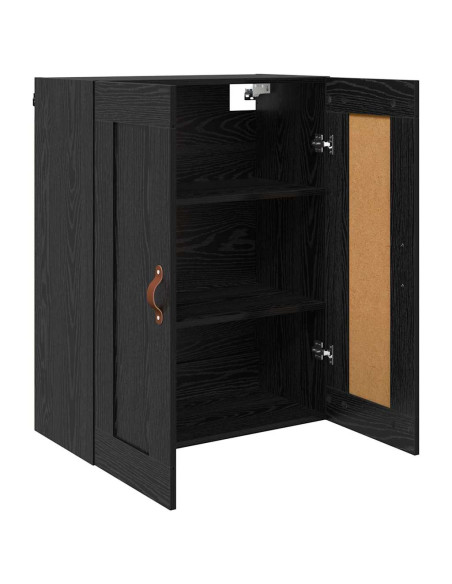 Pensile Rovere Nero 69,5 x 34 x 90 cm Legno multistrato