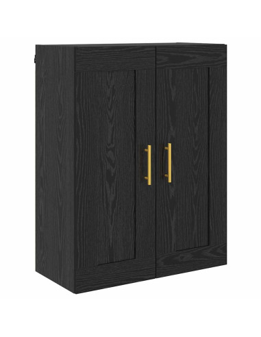 Pensile Rovere Nero 69,5 x 34 x 90 cm Legno multistrato