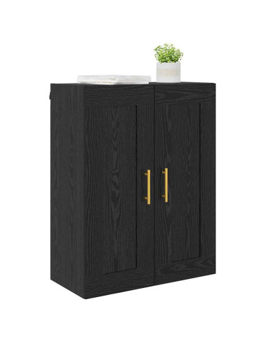 Pensile Rovere Nero 69,5 x 34 x 90 cm Legno multistrato