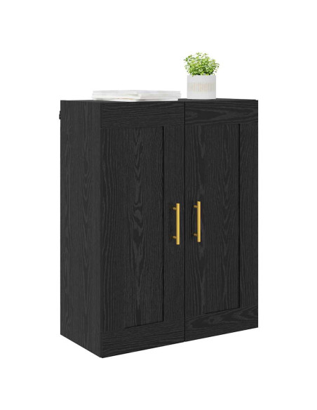 Pensile Rovere Nero 69,5 x 34 x 90 cm Legno multistrato