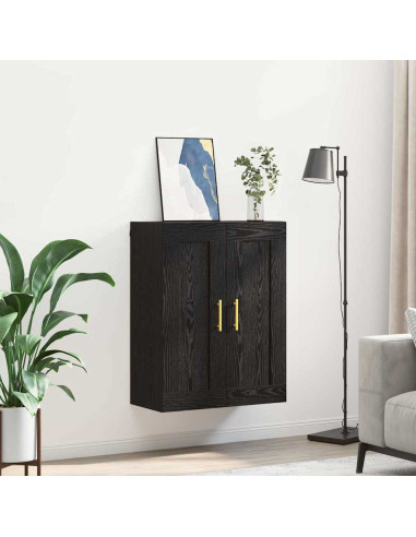 Pensile Rovere Nero 69,5 x 34 x 90 cm Legno multistrato